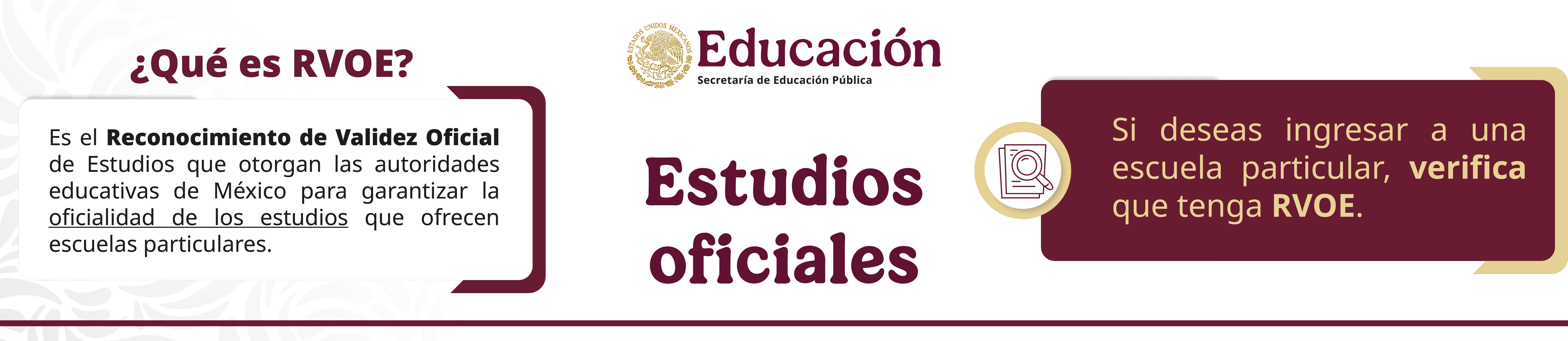 Estudios oficiales – RVOE