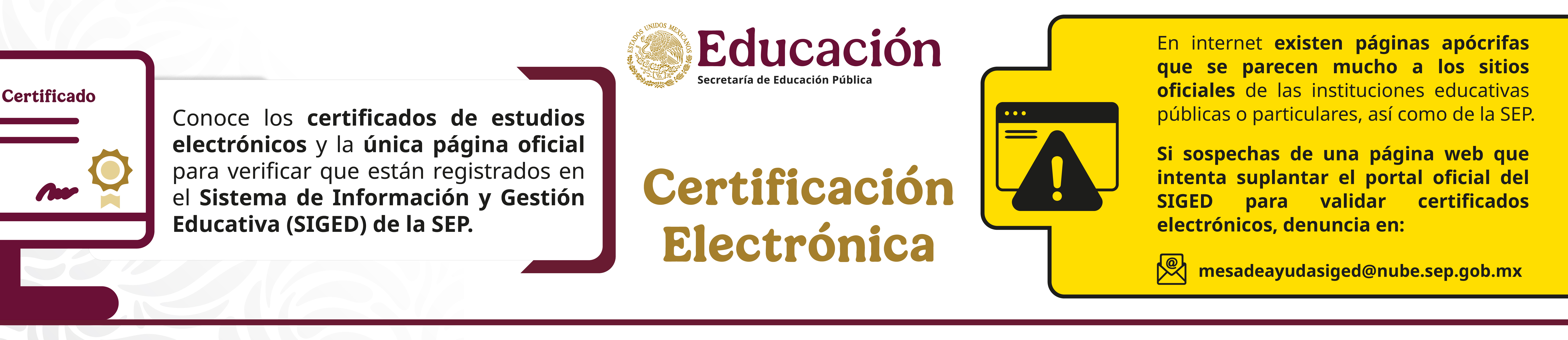 Certificación Electrónica – SIGED
